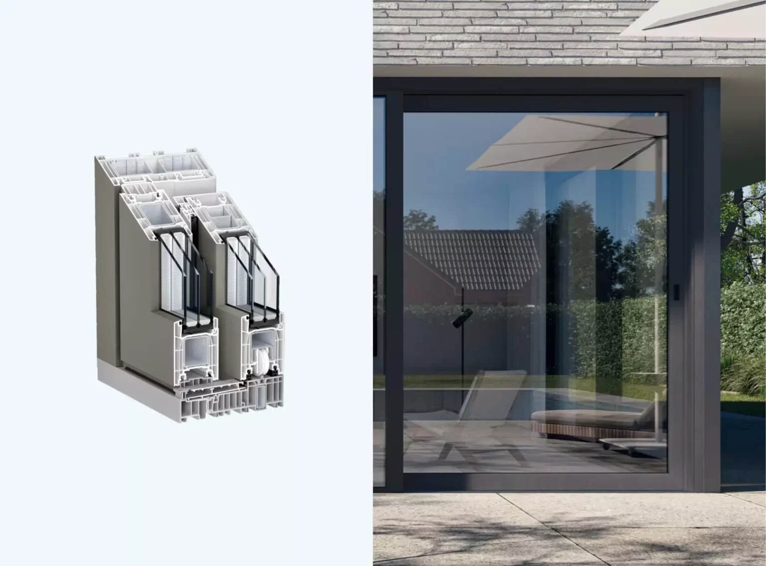 Kömmerling PremiDoor background - sofiplas